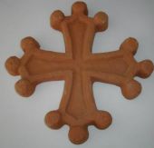 Croix occitane aspect vieilli diamètre 22