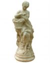 STATUE FEMME AU PANIER S208 HAUTEUR 63