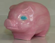 Tirelire modèle cochon couleur rose